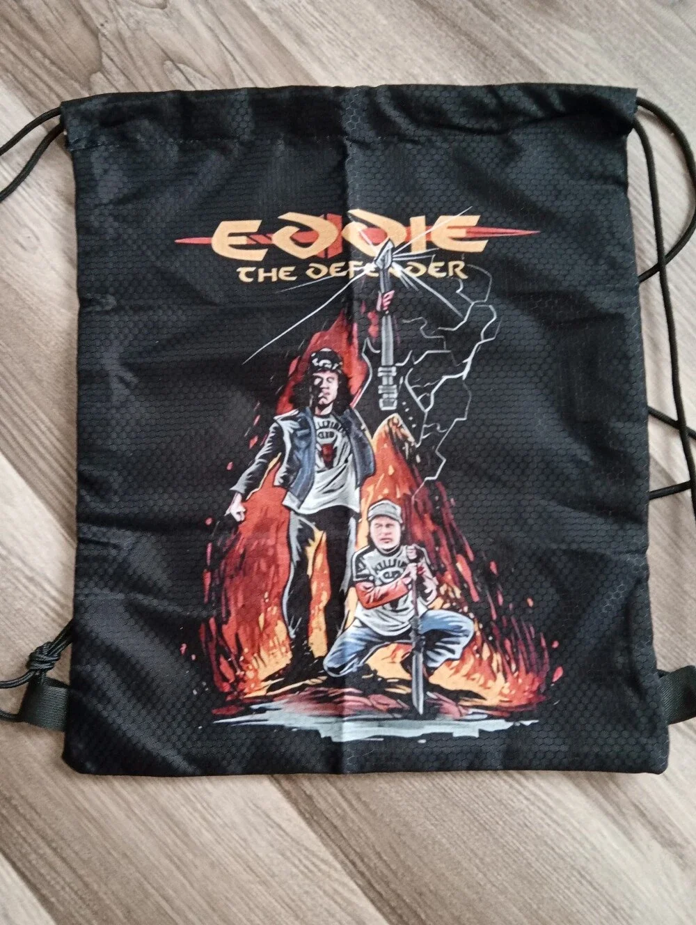 Accessories | Stranger Things Eddie The Defender Backpack Drawstring ...